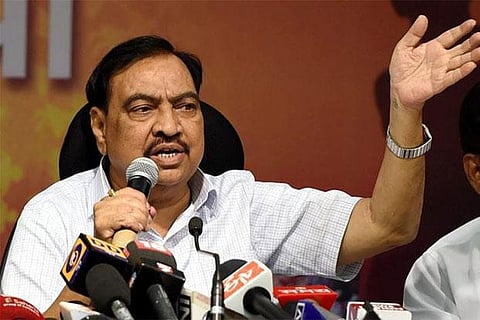 Senior BJP leader Eknath Khadse (File | PTI)