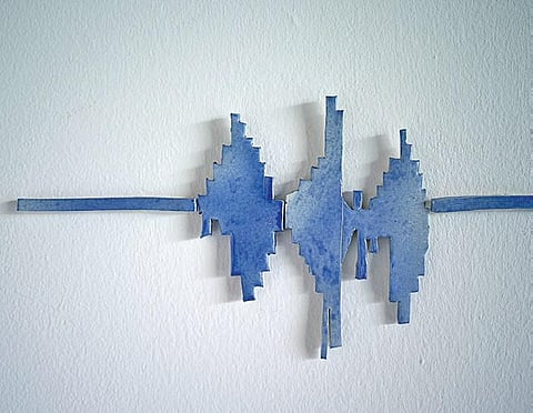 Mute Tongue, an installation by artist Ishita Chakraborty