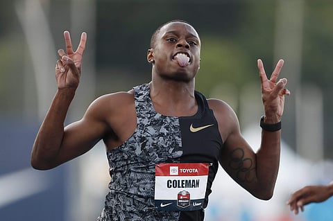 US athlete Christian Coleman (File photo| AP)