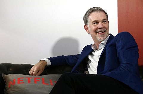 Netflix Founder and CEO Reed Hastings smiles during an interview in Barcelona. (File photo | AP)