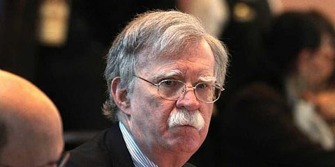 Former White House national security advisor John Bolton (File photo| AP)