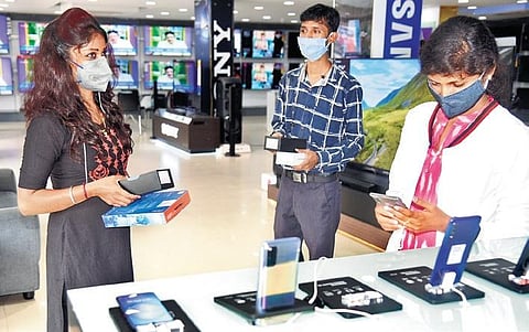 Electronics stores have seen a decline in the sale of Chinese products. (Photo | EPS/Nagaraja Gadekal)