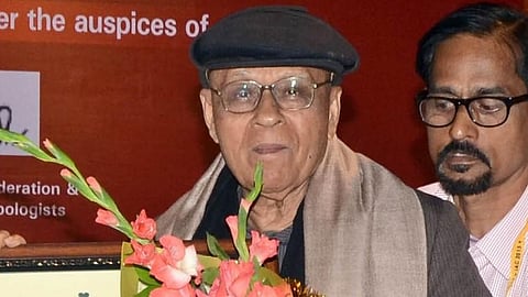 Renowned anthropologist Prof LK Mahapatra (File photo| EPS)