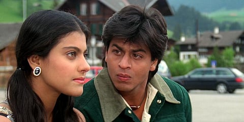 Shah Rukh Khan and Kajol in the 1995 hit 'Dilwale Dulhania Le Jayenge'