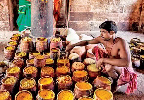 Mahaprasad preparation at Jagannath Temple,