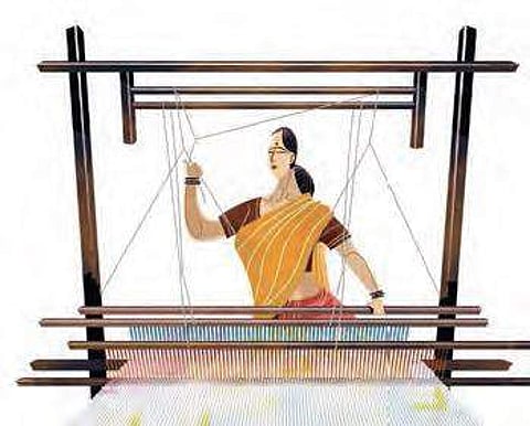 As on today, 81,024 weaver families have benefited from YSR Nethanna Nestham and if anyone is left out, they can avail the scheme by next month on the same day. (Express Illustration)