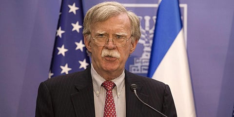 Former White House national security advisor John Bolton (File photo| AP)