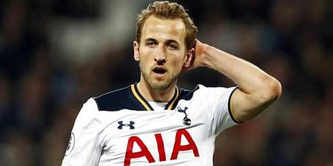 Tottenham Hotspur star striker Harry Kane (Photo | AP)