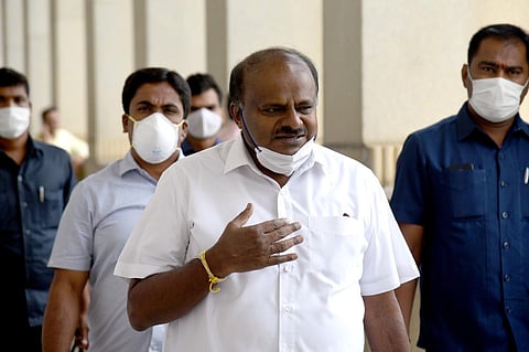 Former Chief Minister HD Kumaraswamy. (Photo | Nagaraja Gadekal, EPS)