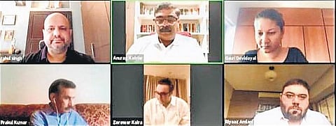 A webinar hosted by National Restaurant Association of India. (For representation)