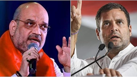 Amit Shah (left) and Rahul Gandhi (Right)