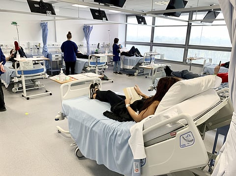 In this photo released by Nucleus Network/ABC, clinical trial participants are given a coronavirus vaccine in Melbourne, Australia, Tuesday, May 26, 2020, with hopes of releasing a proven vaccine this year. (Photo | AP)