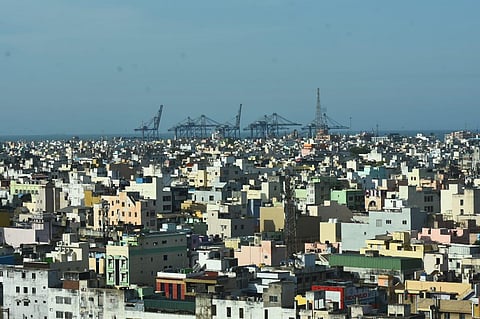 The air pollution level in Chennai saw a sizable reduction during the lockdown. (Photo | Ashwin Prasath, EPS)