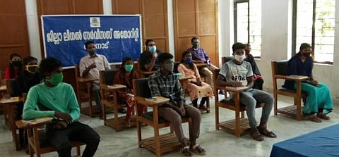 Students attend CLAT crash course. (Photo: Express)