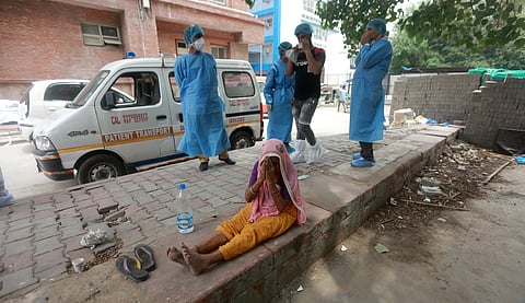 According to information shared by the hospital, the 68-year-old man, who also had asthma, died at 7:37 am. (Photo | Shekhar Yadav/EPS)