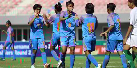 Indian women's football team. (Photo| AIFF website)
