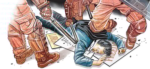 The war of words and threats of retaliation are likely to prolong the trade war between China and the US. (Express Illustrations)