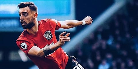 Manchester United's Bruno Fernandes. (Facebook Photo)