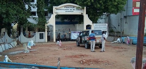 Police posted there are supposed to ensure people do not enter or leave the facility without permission. (Photo | EPS)