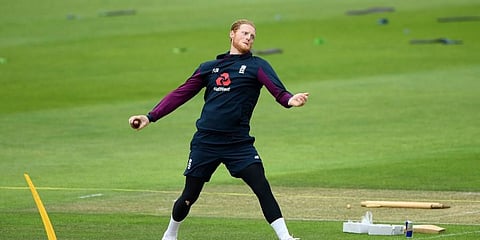 Ben Stokes of England warms up during day one of a Warm Up match at Southampton. (Photo | AP)