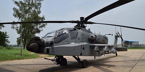 Apache helicopter