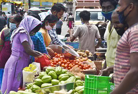 Experts have attributed this downward curve to the recent intense lockdown in Chennai for more than two weeks. (Photo | Ashwin Prasath, EPS)