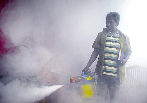 Based on 2016-2019 data, virologist Shahid Jameel estimated that India gets about 100,000 to 200,000 confirmed cases of dengue each year (Photo | Pandarinath B, EPS)