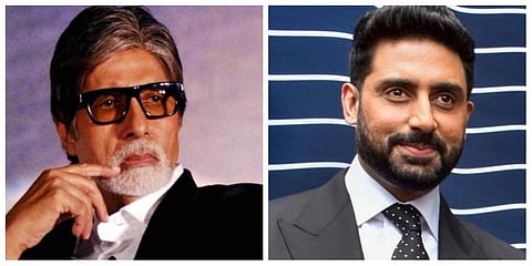 Bollywood icon Amitabh Bachchan and his son abhishek Bachchan tesed positive on Saturday. (Photo | PTI)