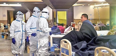 It has revealed that a majority of the patients, 244, who were hospitalized, had no symptoms at all and less than 5 percent had severe respiratory issues requiring ICU or mechanical ventilation. (Photo | EPS)