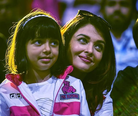 Actress Aishwarya Rai Bachchan with her daughter Aaradhya (Photo | PTI)