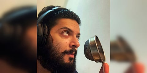 Ali Fazal dubbing for Mirzapur 2. (Photo| Twitter)