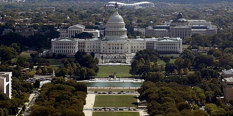 US Capitol building from the Washington Monument in Washington. (Photo | AP)