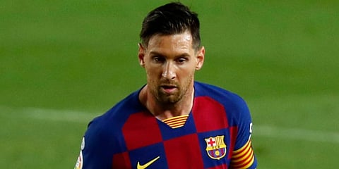 Barcelona striker Lionel Messi (Photo | AP)