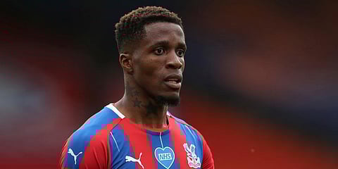 Crystal Palace forward Wilfried Zaha (Photo | AP)