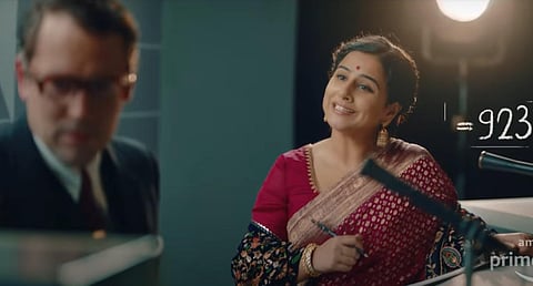 Vidya Balan in Shakuntala Devi (Photo | YouTube Screengrab)