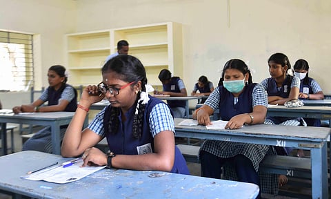 This year only 9.84 per cent of the total students have secured above 90 per cent marks. (Photo | PTI)