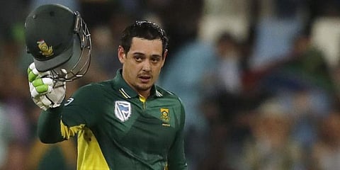 South Africa cricketer Quinton de Kock (Photo | AP)