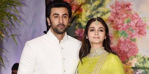 Bollywood actors Ranbir Kapoor and Alia Bhatt