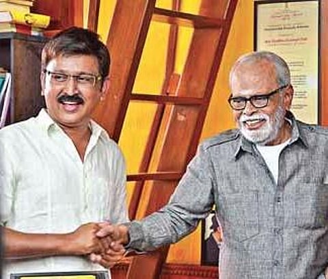 Ramesh Aravind and K Balachander from Uttama Villain