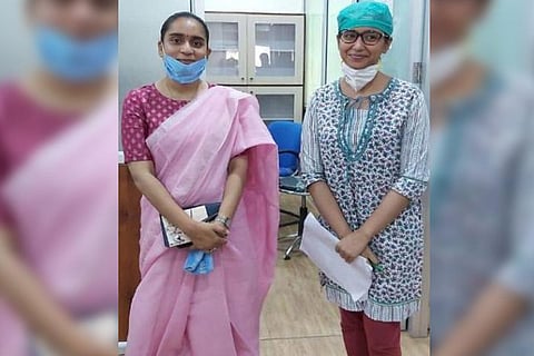Virologist Ritika Kumari (Right)