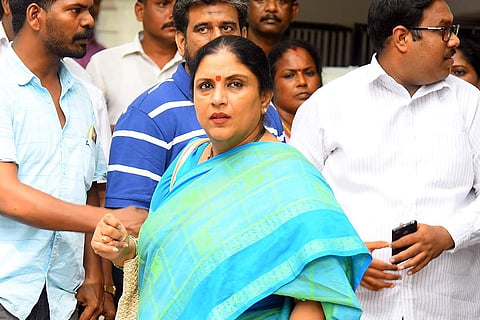 Actress Sripriya at Gopalapuram. (EPS |Martin Louis)