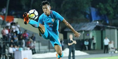 Indian winger Udanta Singh (Photo | PTI)