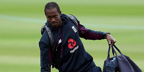 Jofra Archer had earlier admitted that he was subjected to racist abuse on social media for breaking the bio-bubble protocol after the series opener. (Photo | AP)