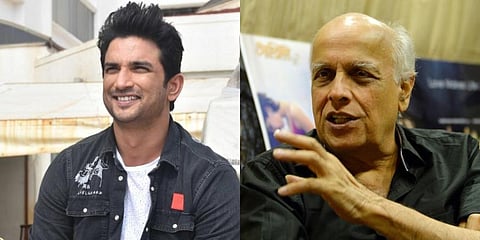 Late actor Sushant Singh Rajput (L) and Filmmaker Mahesh Bhatt (R) (Photo | IANS, PTI)