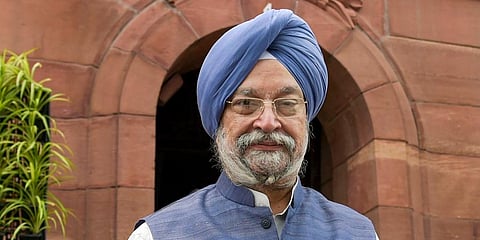 Union Minister for Housing and Urban Affairs Hardeep Singh Puri (File Photo | PTI)