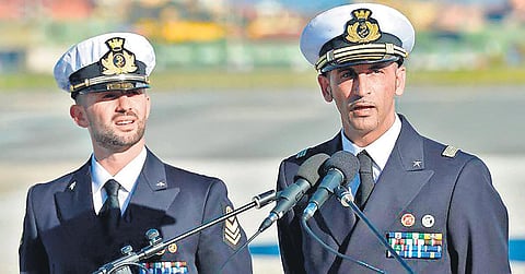 Italian marines Salvatore Girone (left) and Massimiliano Latorre | File pic