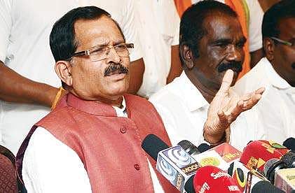 Union Minister of State for Ayurveda, Yoga and Naturopathy, Unani, Siddha and Homeopathy Shripad Yesso Naik (File photo | EPS)