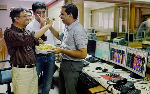 If stock brokers collect a minimum 20 per cent upfront margin, then a penalty for short-collection or non-collection of margin shall not be applicable.. (Photo | PTI)