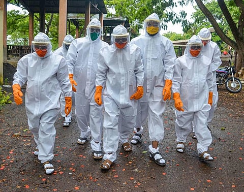 Last week, Spanish virologists announced the discovery of traces of the novel coronavirus in a sample of Barcelona waste water collected in March 2019, nine months before COVID-19 was identified in China. (Photo | PTI)