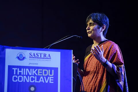 Gagandeep Kang at ThinkEdu Conclave (Photo | R Satish babu, EPS)